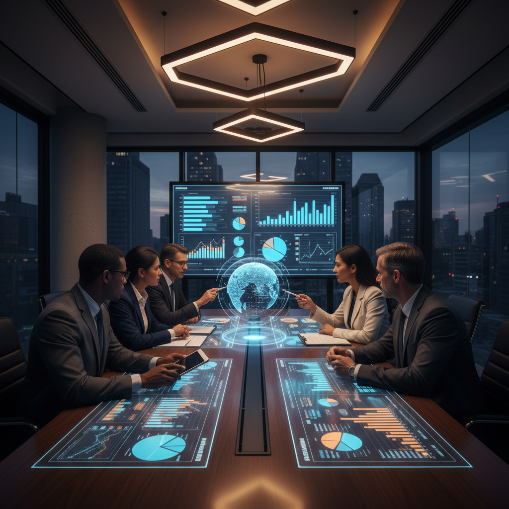 Strategic business consultation with data analytics and planning